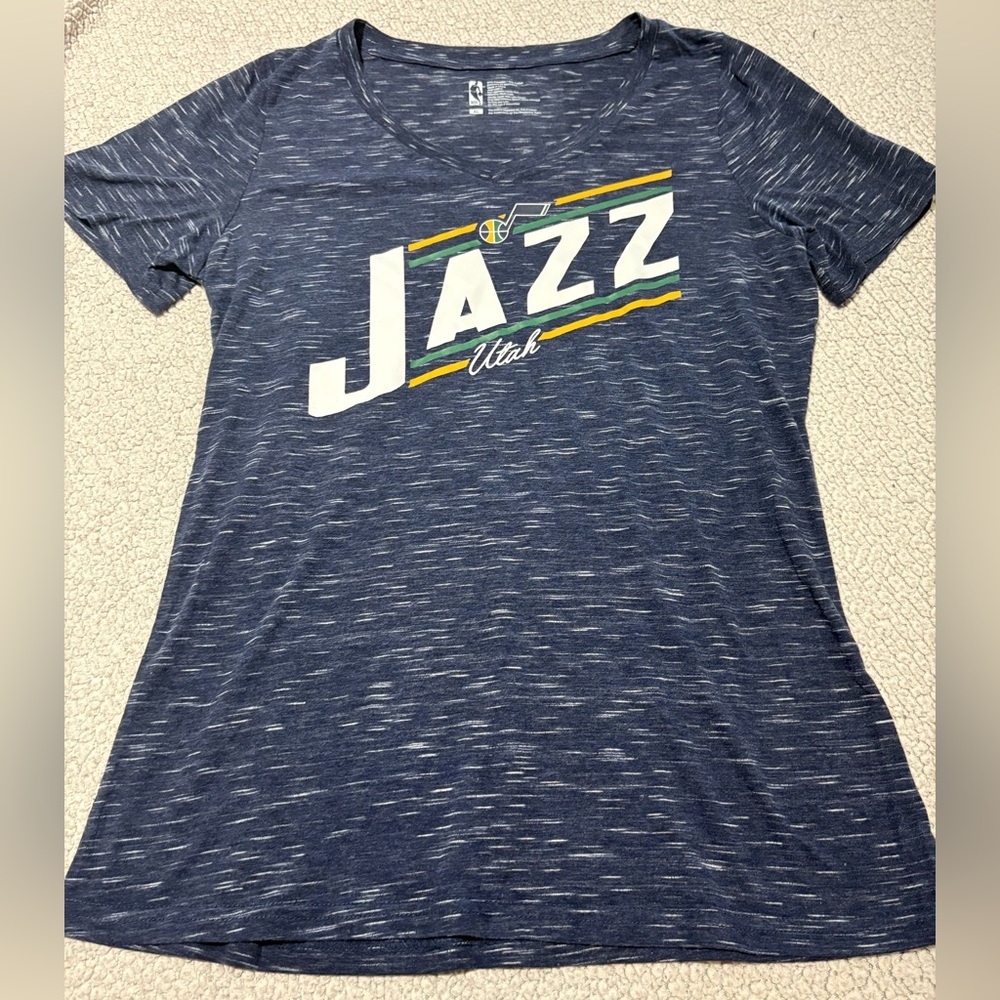 NBA Blue Fitted Short Sleeve T-Shirt